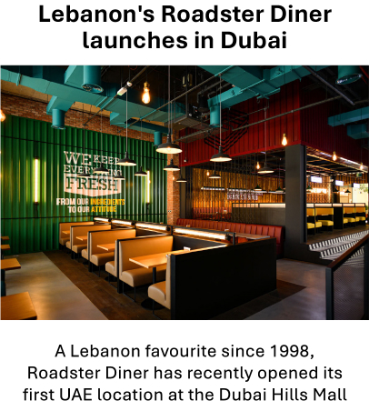 Lebanon’s Roadster Diner launches in Dubai