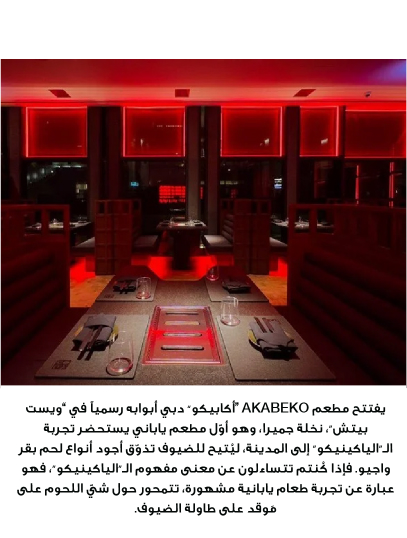 مطعم الأسبوع: AKABEKO دبي